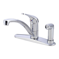 Danze Melrose&trade; Single Handle Kitchen Faucet with Spray - Kitchen Faucets