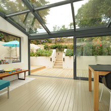 rear exten. glass roof