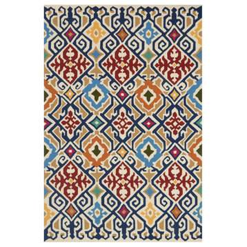 In/Out Venice Beach VB-29 Ivory/Multi 2'3"x3'9" Area Rug