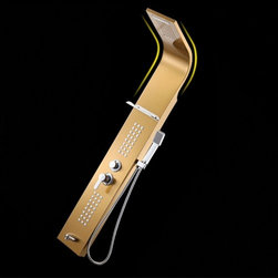 Reno Bathroom 0.8mm Thickness Stainless Steel Rainfall Shower Panel - Shower Panels And Columns