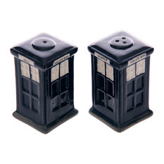 London Police Box Ceramic Salt and Pepper Set