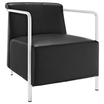 Ebb Upholstered Vinyl Lounge Chair