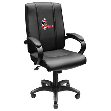 Youngstown State Penguins Pete Executive Desk Chair Black