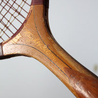 Raquette De Tennis Ancienne En Bois Wright & Ditson 1930 - Déco Murale USA