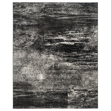Safavieh Adirondack Collection ADR112 Rug, Silver/Black, 8'x10'
