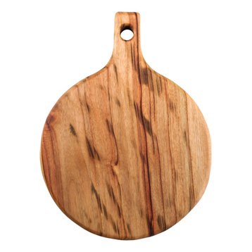Fab Slabs Natural Wood Camphor Laurel Pizza Anti-Bacterial Board