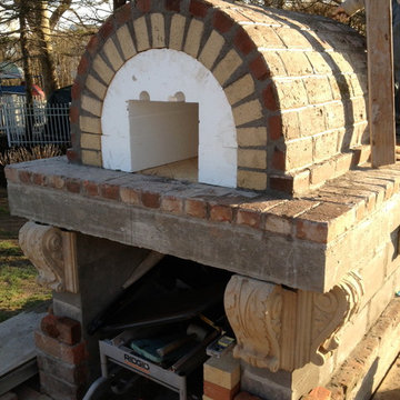 The Quiambao Family Wood Fired Brick Pizza Oven in New York