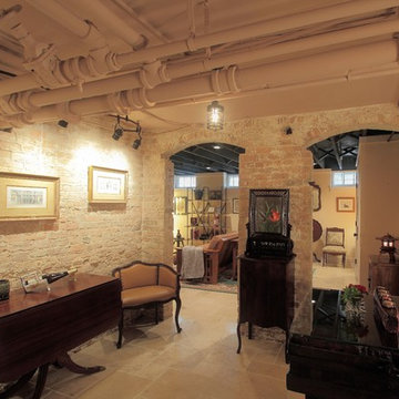 Basement Wine Cellar, Tasting Room and TV Room