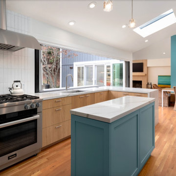 Mid Century Kitchen Remodel with Pass Through Window - Danville, CA