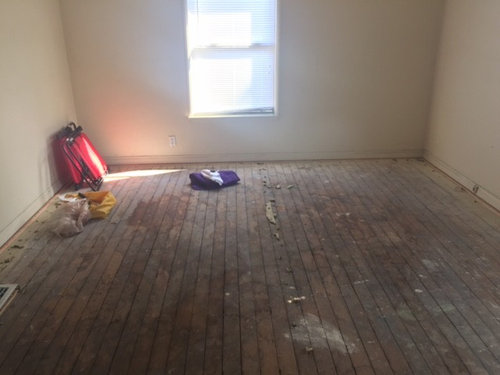 Can you refinish plank sub-flooring....and live on it?