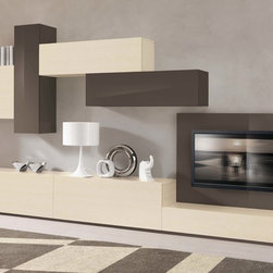 Italian Wall Unit VV 3906 - $3,490.00 - Entertainment Centers And Tv Stands