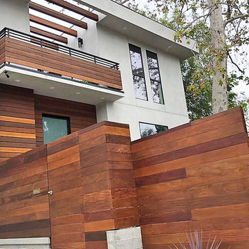 Custom Redwood Fence & Gate