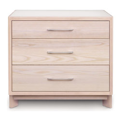 Contour Ash 3-Drawer Chest - Dressers