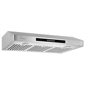 36 In. 500 CFM Ducted Under Cabinet Range Hood With Sealed Aluminum Motor