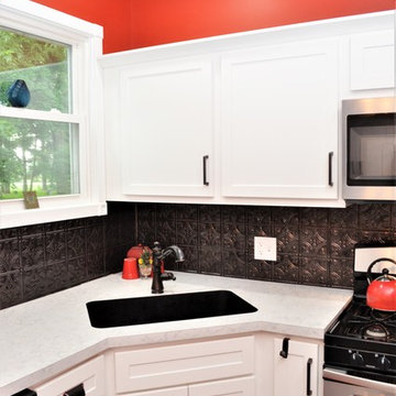 Valparaiso IN, Kountry Wood Products White Kitchen, Drastic Before and After