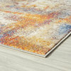 Aikens Contemporary Abstract Multi-Color Indoor Scatter Mat Rug 2x3
