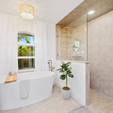 Organic Industrial Master Bath
