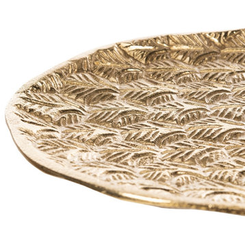 Safavieh Luana Pinapple Accent Table, Gold/Antique Gold