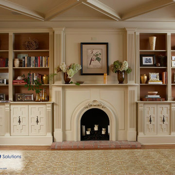 Built-in Book Shelf Designs by Wainscot Solutions