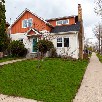 Project 3373-1 St. Paul Craftsman Bungalow Adds 2nd Story + Front Entry Portico
