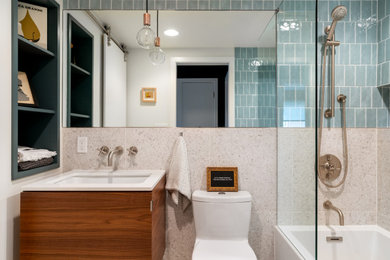 Bathroom - modern bathroom idea in Seattle