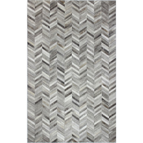 Bashian Langdon Area Rug, Gray, 4'x6'