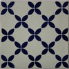 4.2x4.2 9 pcs Violets Mesh Talavera Mexican Tile