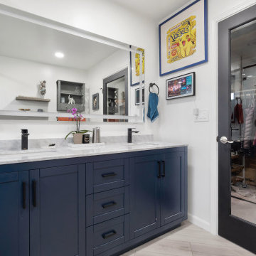Elegant Bathroom Door, Bathroom Remodel in Los Angeles, CAM