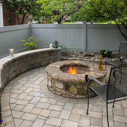 Masonry Stone Fire-Pit - Fire Pits
