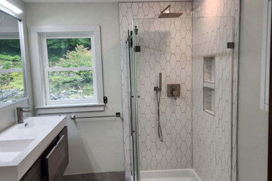 Inspiration for a bathroom remodel in Burlington