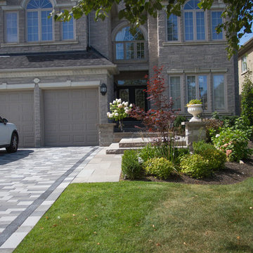Contemporary Front Landscaping - Richmond Hill