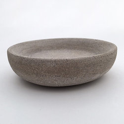 Hand-Carved Limestone Soap Dish - Soap & Lotion Dispensers