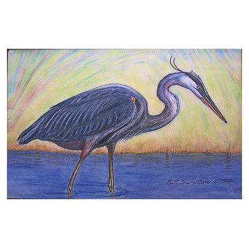 Betsy Drake Blue Heron 30 Inch By 50 Inch Comfort Floor Mat