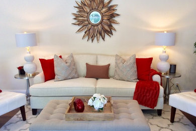 Inspiration for a transitional living room remodel in San Francisco
