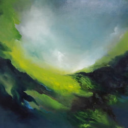 Delhi Rainstorm - Oil on block canvas - Paintings