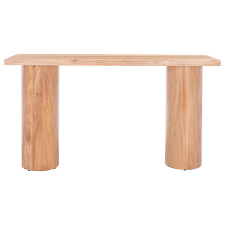 Safavieh Couture Sanchez Elm Wood Console Table Natural