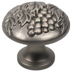 Century Hardware - Vineyard Knob, Antique Nickel - Vineyard Collection Antique Nickel Knob: 1-3/8 inches in diameter with a nice projection of 1-1/8 inches. Produced from premium solid brass.