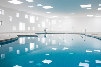 Inspiration for a contemporary pool remodel in Other