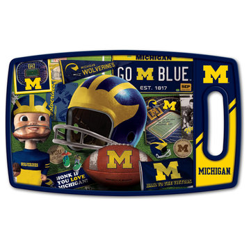 Michigan Wolverines Retro Series Cutting Board