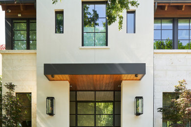 Photo of a contemporary exterior in Dallas.