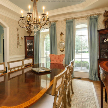 New Windows in Classy Dining Room - Renewal by Andersen San Francisco Bay Area
