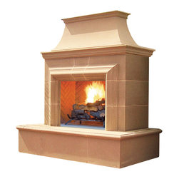 Reduced Cordova Outdoor Gas Fireplace - Outdoor Fireplaces