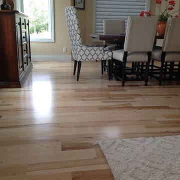 Hickory Hardwood Floors, installed and finished