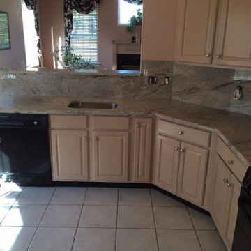 Ivory Fantasy Granite Kitchen