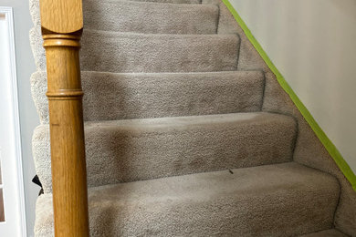 Example of a trendy staircase design in Toronto