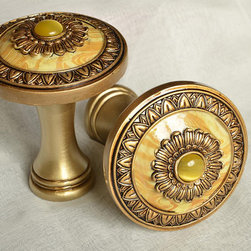 2 Colors QYM62 Big Eyre Resin Curtain Tieback Holdbacks in Beige Color - Window Treatment Accessories