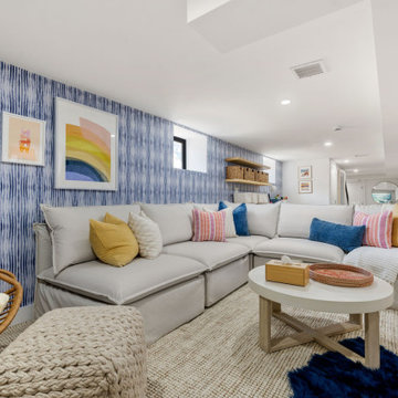 Manchester-By-The-Sea Basement Playroom and Attic Guest Suite