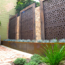 feature panels outside