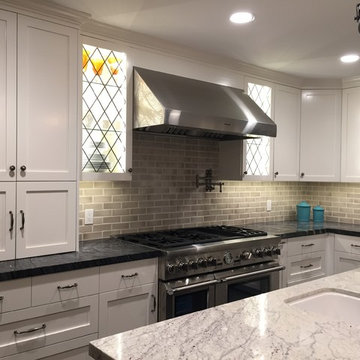 Marble, Granite & subway tiles