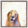 "Best Friend - Golden Retriever" Mini Framed Canvas by Cathy Walters
